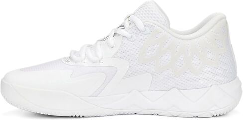 Puma Womens Mb.01 Lo Basketball Sneakers Shoes - White - Size 12 M in Saudi Arabia