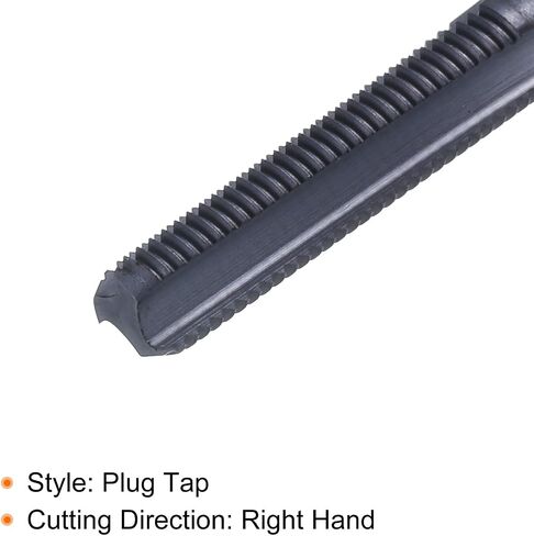 HARFINGTON M5.5 x 0.5 Metric Thread Tap 6542 Cobalt High-Speed Steel TiCN Coated Plug Tap Right Hand 3 Straight Flutes Screw Threading Hand Tap in Saudi Arabia