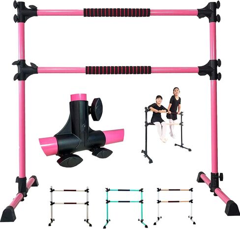 PreGymnastic Updated 4ft Adjustable & Portable Freestanding Ballet Barre with Carrying Bag for Dancing Stretch in Saudi Arabia