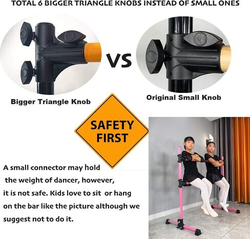 PreGymnastic Updated 4ft Adjustable & Portable Freestanding Ballet Barre with Carrying Bag for Dancing Stretch in Saudi Arabia