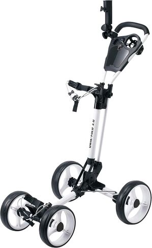 4 Wheel Folding Push Pull Golf CART - Foot Brake - ONE Second to Open & Close! in Saudi Arabia
