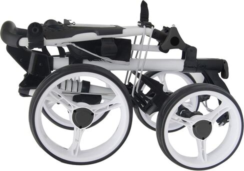 4 Wheel Folding Push Pull Golf CART - Foot Brake - ONE Second to Open & Close! in Saudi Arabia