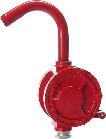 Groz Rotary Barrel Pump With Drum Level Indicator | Dual Directional | Cast Iron | 1-inch Pump Inlet | NBR Seals | Steel Discharge Spout | 3-piece Rigid Suction Tube in Kuwait