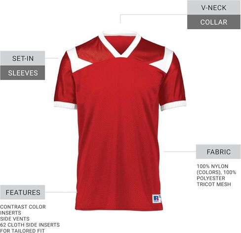 Russell Athletic Women's Ladies Phenom6 Flag Football Jersey in Saudi Arabia