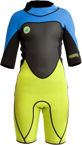 Body Glove Phoenix 2mm Kids Wetsuit for Boys Girls, Neoprene Back-Zip Short Sleeve Springsuit, Size (8-16) Full Wet Suits Keep Warm in Cold Water for Water Sports Swimming Surfing Snorkeling Diving in Saudi Arabia