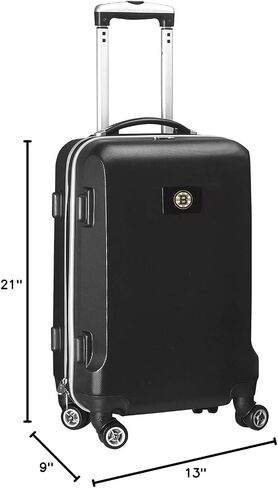 Denco NHL Carry-On Hardcase Spinner, Black in Saudi Arabia