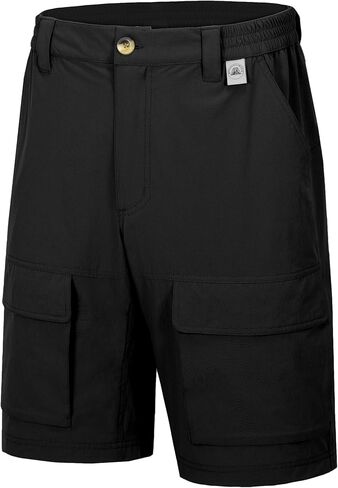 Mapamyumco Mens Hiking Cargo Shorts, Quick Dry 11 Inch Stretch Lightweight for Golf Travel Hiking in Kuwait