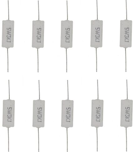 (Pack of 5) 20W 2K Ohm 5% Power Wirewound Ceramic Horizontal Cement Resistor in Saudi Arabia
