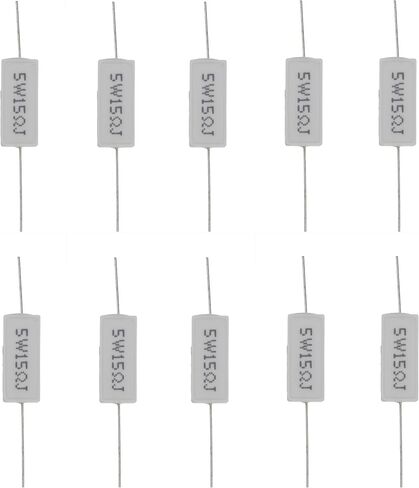 (Pack of 5) 20W 2K Ohm 5% Power Wirewound Ceramic Horizontal Cement Resistor in Saudi Arabia
