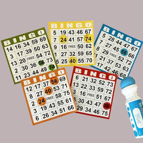 أقلام تحديد منقطة من SEETOOOGAMES Bingo Daubers - مجموعة من 6 ألوان مختلطة - لفنون وحرف الأطفال الصغار in Saudi Arabia