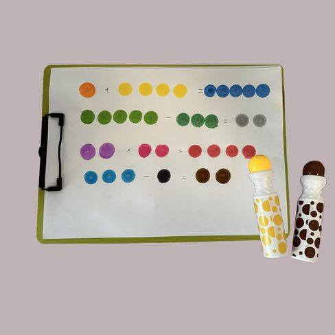 أقلام تحديد منقطة من SEETOOOGAMES Bingo Daubers - مجموعة من 6 ألوان مختلطة - لفنون وحرف الأطفال الصغار in Saudi Arabia