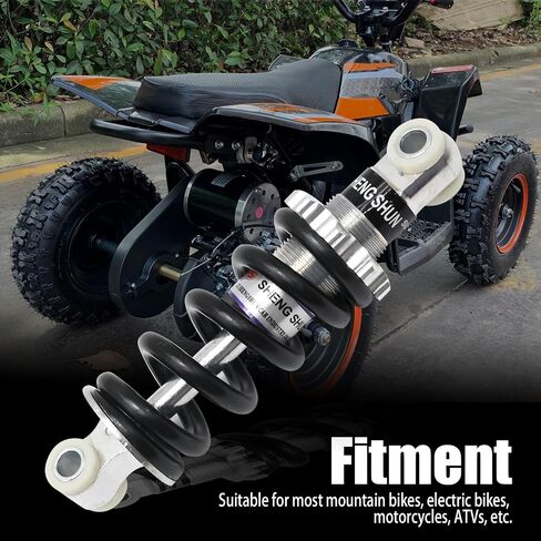 150mm 750lbs 8mm Hole Bike Rear Shock Absorber, Universal Mountain Bike Damping Suspension Spring Shock Damper for MTB, Electric Bikes, Motorcycles, ATV in Saudi Arabia