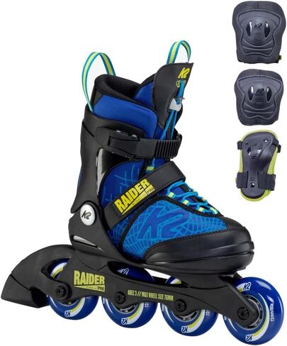 K2 Raider Pro Pack Blue Boys Adjustable Inline Skates in Saudi Arabia