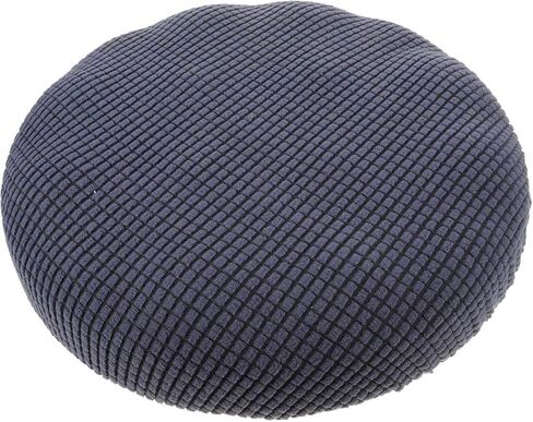 1pc Stool Covers Round, Super Breathable Round Bar Stool Cover Seat Cushion 12 Stretchable Wrinkle Resistant Washable Dustproof - One Cushion Only Grey in Saudi Arabia