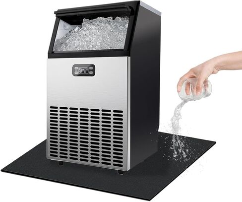 Mat for Commercial Ice Maker, Mat for Freestanding and Under Counter Ice Maker Absorbent Drying Mat for Kitchen Appliance, Ice Maker Machine Mat for Home, Bar, Restaurant, Hotel, 23.6''x19.7'', Grey in Saudi Arabia