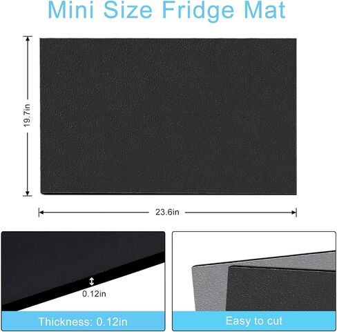 Mat for Commercial Ice Maker, Mat for Freestanding and Under Counter Ice Maker Absorbent Drying Mat for Kitchen Appliance, Ice Maker Machine Mat for Home, Bar, Restaurant, Hotel, 23.6''x19.7'', Grey in Saudi Arabia