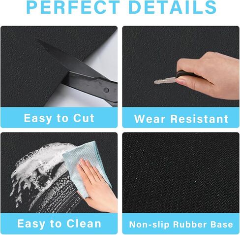 Mat for Commercial Ice Maker, Mat for Freestanding and Under Counter Ice Maker Absorbent Drying Mat for Kitchen Appliance, Ice Maker Machine Mat for Home, Bar, Restaurant, Hotel, 23.6''x19.7'', Grey in Saudi Arabia