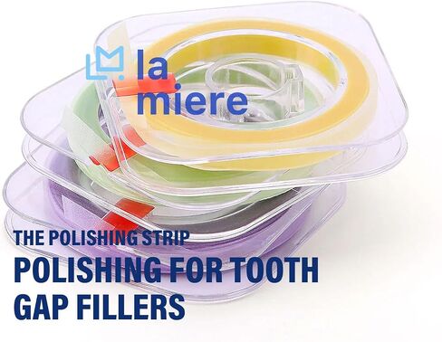 4mm x 6M Tooth Polisher Dental File, for Teeth Sanding Grinding, Deep Teeth Cleaning, Tooth Polish Abrasive Strip, Oral Care Cleaning Tool (Medium 1Box) in Kuwait