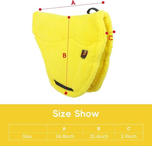 Saddle Pad, Stylish Horse Saddle Pad with Comfortable Breathable Fleece Bottom, Multi-Purpose Endurance Bareback Pad for Horses, Equestrian Riding Training Equipment and Accessorie in Saudi Arabia
