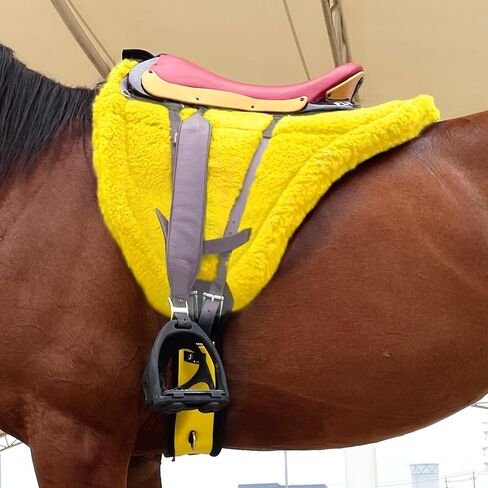 Saddle Pad, Stylish Horse Saddle Pad with Comfortable Breathable Fleece Bottom, Multi-Purpose Endurance Bareback Pad for Horses, Equestrian Riding Training Equipment and Accessorie in Saudi Arabia