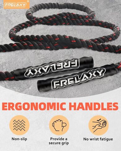 Weighted Jump Rope, Jump Rope 1LB for beginners, Heavy Jump Ropes for Fitness, Total Body Workouts, Weight Loss, Strength Training, Compact Skipping Rope for Home Gym Workout Equipment in Saudi Arabia