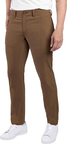 X RAY Stretch Slim Fit Golf Pants Men with Pockets - Tapered Lightweight Mens Golf Pants (Available in 30-38) in Kuwait