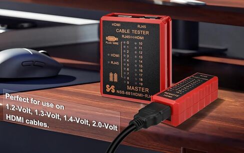 جهاز اختبار الكابل المحوري (محوري) المحمول BNC F-Style RJ45 جهاز فحص كابل استمرارية إيثرنت in Kuwait