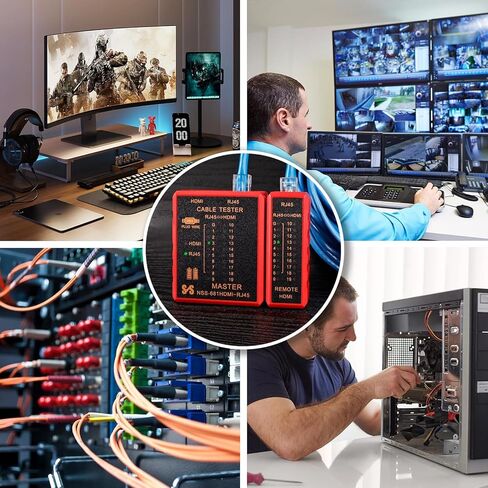 جهاز اختبار الكابل المحوري (محوري) المحمول BNC F-Style RJ45 جهاز فحص كابل استمرارية إيثرنت in Kuwait