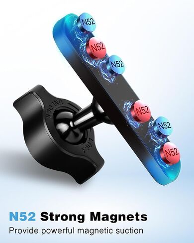 Upgraded Golf Cart Magnetic Phone Holder Mount Compatible with EZGO/Club Car/Yamaha, [Strong Magnet] Universal Gym Phone Holder Compatible with iPhone/Galaxy/Google Pixel, All Smartphones in Kuwait