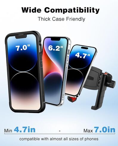Upgraded Golf Cart Magnetic Phone Holder Mount Compatible with EZGO/Club Car/Yamaha, [Strong Magnet] Universal Gym Phone Holder Compatible with iPhone/Galaxy/Google Pixel, All Smartphones in Kuwait