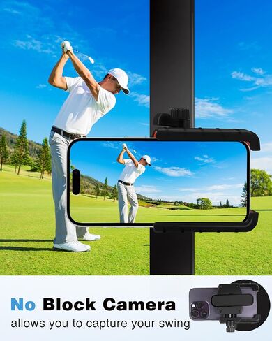 Upgraded Golf Cart Magnetic Phone Holder Mount Compatible with EZGO/Club Car/Yamaha, [Strong Magnet] Universal Gym Phone Holder Compatible with iPhone/Galaxy/Google Pixel, All Smartphones in Kuwait