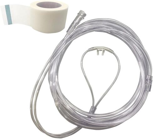 Endure Soft Nasal Oxygen Cannula with Oxygen Supply Tubing, Latex-Free, 2M, Pack of 5 (Adult, Curved Prong) in Saudi Arabia
