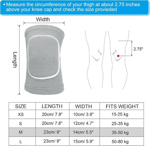 PATIKIL M Size Protective Knee Pads, 3 Pairs Sponge Volleyball Knee Pads Breathable Dance Knee Pads Brace for Women Men Football Basketball Workout, Black in Saudi Arabia