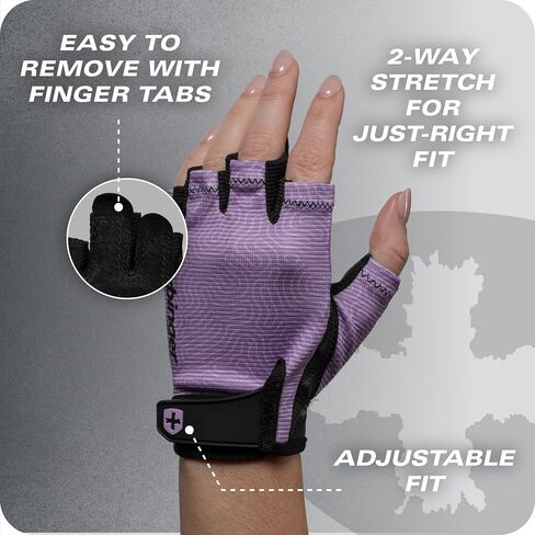Harbinger Power Gloves 3.0 - Durable Half Finger Weightlifting Gloves with Adjustable Wrist Closure, Breathable Leather Palm, Small, Women's in Saudi Arabia