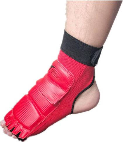 Runspeed Taekwondo Foot Protector Gear Training Martial Arts Fight Boxing Punch Bag Sparring Muay Thai Kung Fu Tae Kwon Do TKD Feet Support for Men Women Kids in Saudi Arabia