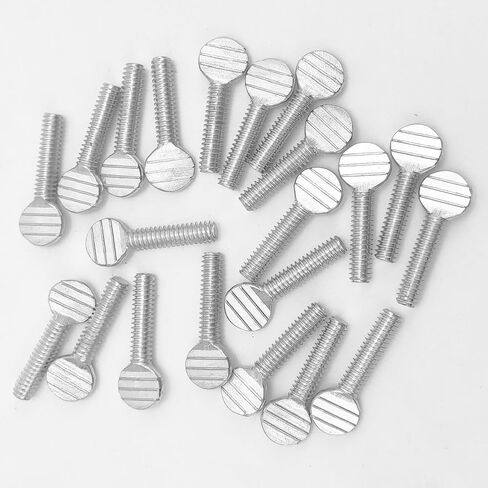MORICHI 20pcs Thumb Screws, Zinc Plated Steel, Spade Head (1/4-20 x 3/4-Inch) in Saudi Arabia
