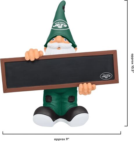 FOCO NFL unisex-adult NFL Team Logo Chalkboard Sign Garden Statue Outdoor Gnome 11" in Saudi Arabia