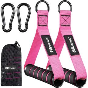Cable Handles Gym Equipment, Heavy Duty Resistance Band Handles, Replacement Exercise Handles for Cable Machine, Pulley System, Strength Trainer, Pull Down Workout, Home Gym Cable Attachments