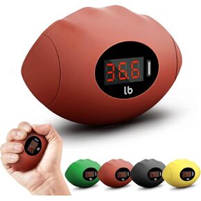 Hand Grip Strengthener, Rechargeable Digital Grip Strength Trainer up 220.4 Lbs(100kg) Hand Grip Exerciser Equipment for Strength Training-Forearm-Gripper-Finger, Stress Balls for Adults/Kids