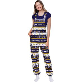 FOCO NFL womens Nfl Team Logo Ugly Home Gating Bib Overalls