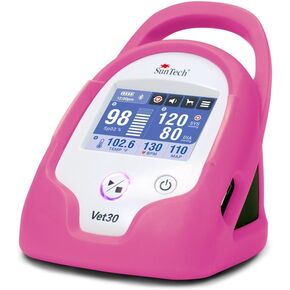 SunTech Vet30 Veterinary Continuous Vital Signs Monitor (Flamingo Pink)