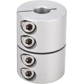 Tyenaza 6mm to 16mm Rigid Coupling, Stainless Steel Shaft Coupler Connector D32L45 Motor Damping Connector for 3D Printers, Stepper Motors