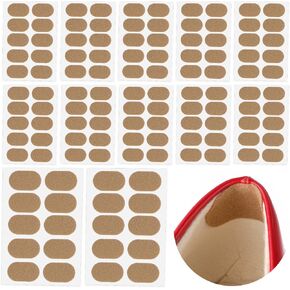 Fabric Moleskin Tapes Oval Moleskin Adhesive Pads Foot Protection Stickers Anti-Wear Heel Strips Padding Mole Skin Patch for Blisters Feet Prevention Toe Feet Heels Shoe Boots Hiking