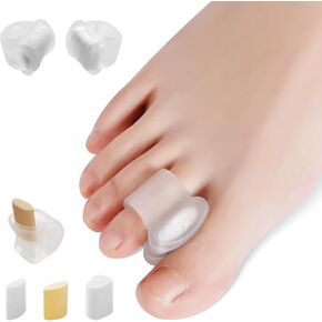 Adjustable Bunion Corrector & Toe Spacers for Men & Women - Treatmedy Bunion Fix, Yoga Toes Separators, Toe Spreaders for Bunion Relief, Athletic Toe Separators for Big Toe Alignment (1Pair)