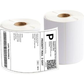 4" x 6" Direct Shipping Thermal Labels, 3000 Labels/12 Rolls（250 Pcs per Roll）Strong Adhesive Sticker Perforated Labels, Commercial Grade, Compatible with Thermal Printers