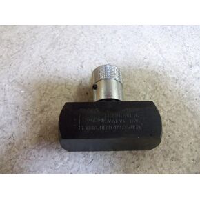 Parker N600S Needle Valve, Steel, 3/8-18, 8 GPM, 5000 Psi