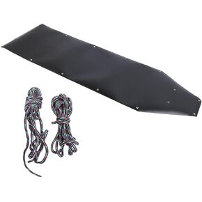 Generic Deer Sled, Portable Thickened Snow Sledding Pad Utility Sled Yard Glider Drag Mat with Deer Drag Straps for Hauling Ice Fishing Supplies, Fire Wood, Fishing Gear and Accessories