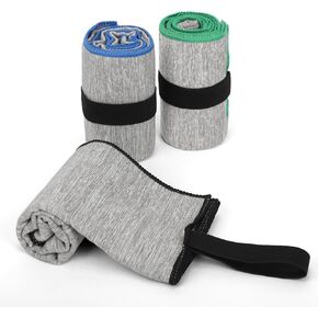 3 Pack Microfiber Gym Towel Fast Drying Men Women Workout Gear for Body Sweat Sports Exercise Fitness Tennis Running Riding Hiking Camping Yoga Jogging Fishing Working Out Towel