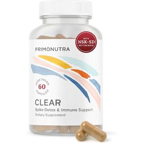 Spike Protein Detox - NSK-SD Nattokinase and Curcugen Curcumin - Spike Support Supplement - Nattokinase 2000 fu, Curcumin 500mg, and Molecular Hydrogen - Foreign Protein Cleanse - 60ct