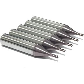 1.3mm End Milling Cutter 04L(D743745ZB) in Carbide fit for Silca FUTURA Auto& FUTURA Pro One & FUTURA Pro Machines(5pcs)